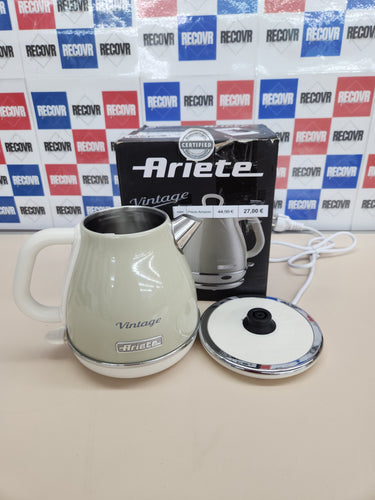 Hervidor Vintage, 1 litro, 2000 W, Beige Ariete 2868 Bollitore